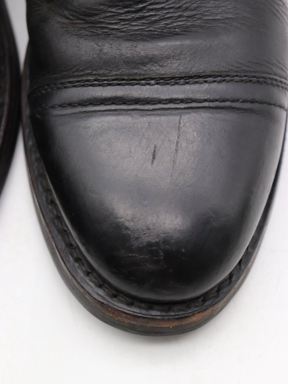 Thursday Everyday Captain Men's Size 10 Shoes Black Leather Comfort Chukka Boots - Picture 12 of 13